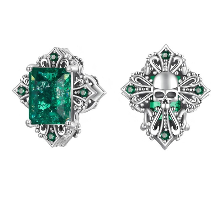 charms-zawieszka-charms-zielony-krysztal-krzyz-czaszka-srebro 925.jpg