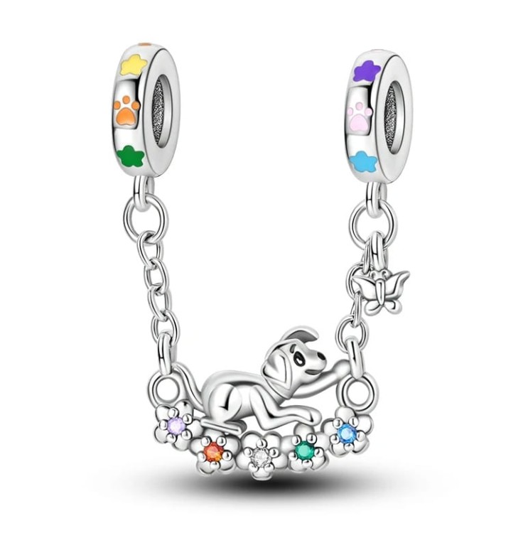 charms-zawieszka-charms-lancuszek-zabezpieczajacy-piesek-kwiatki-srebro.jpg