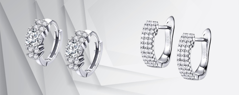 Srebrne kolczyki idealne na randkę